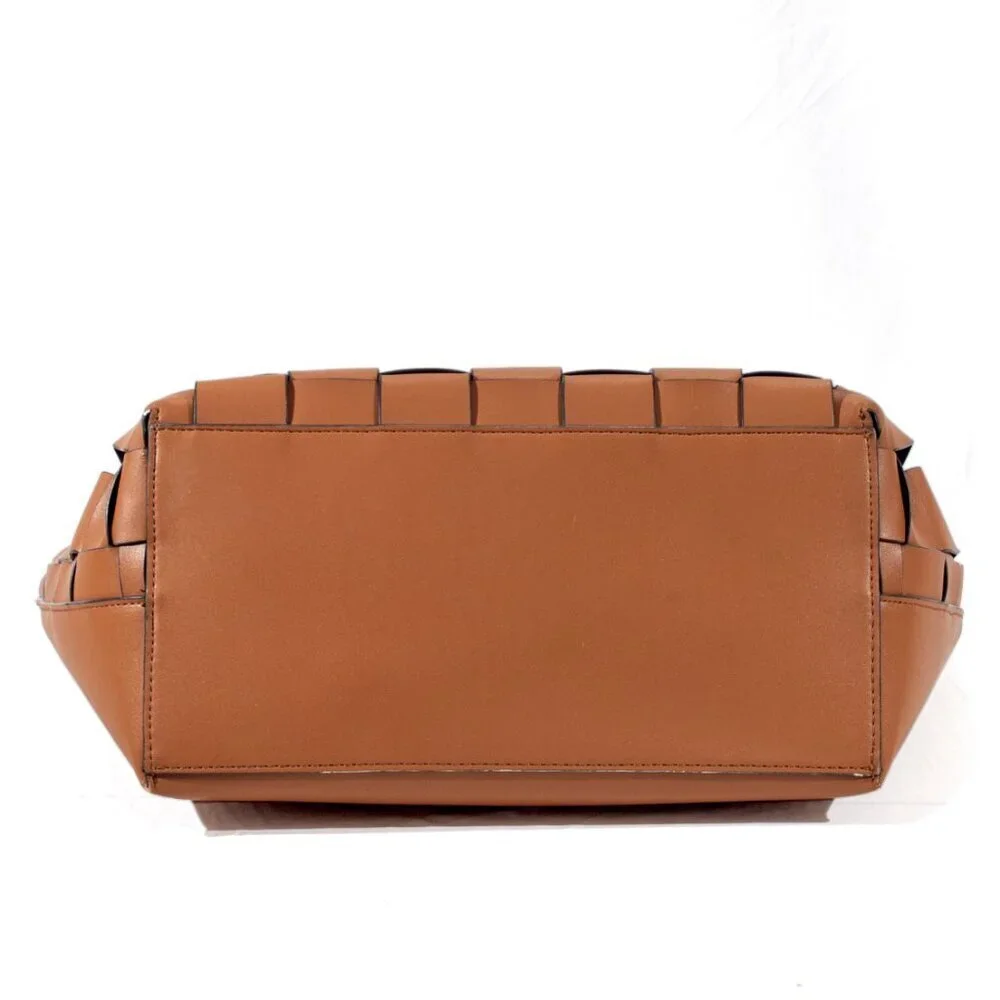 Aldo Brown Woven Tote Bag